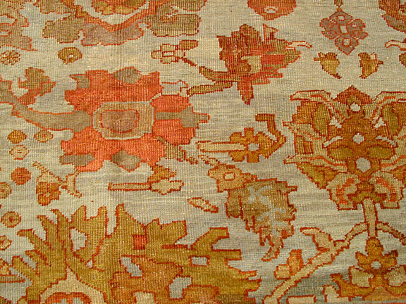 Antique sultan abad Carpet - # 3813