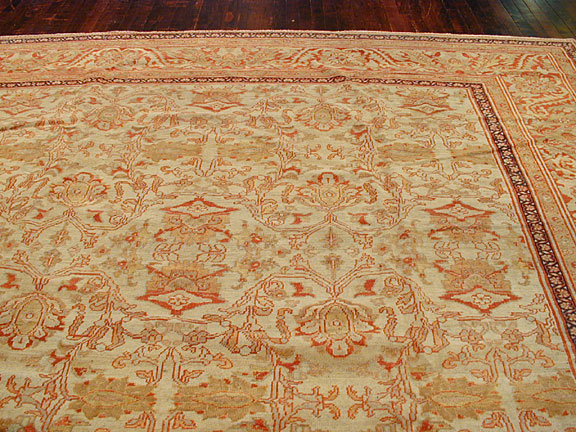 Antique sultan abad Carpet - # 3815