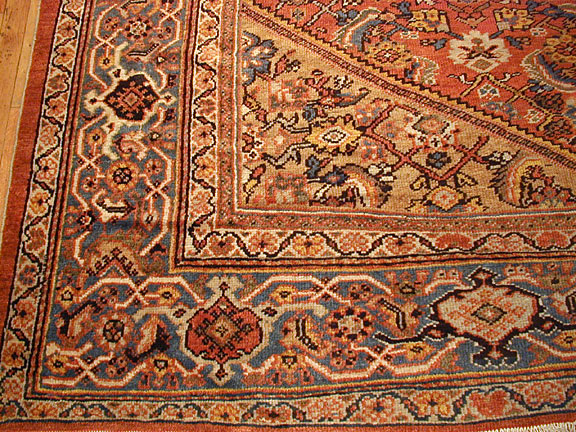 Antique sultan abad Carpet - # 3857