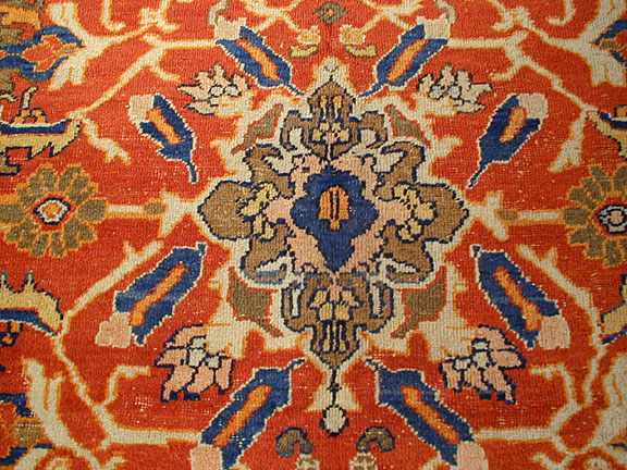 Antique sultan abad Carpet - # 3972