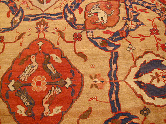 Antique sultan abad Carpet - # 4107