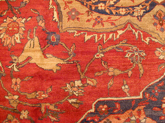 Antique sultan abad Carpet - # 4107