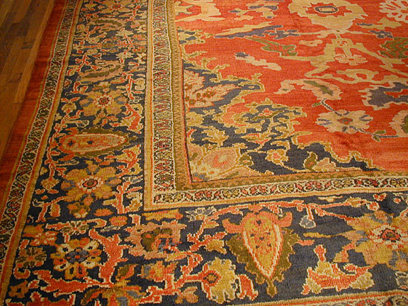 Antique sultan abad Carpet - # 4204