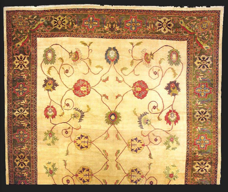 Antique sultan abad Carpet - # 4342