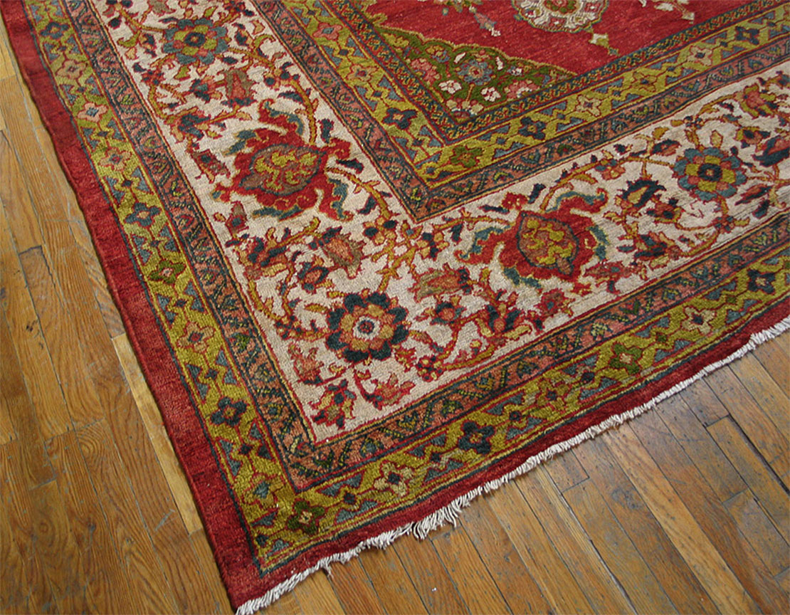 Antique sultan abad Carpet - # 4343