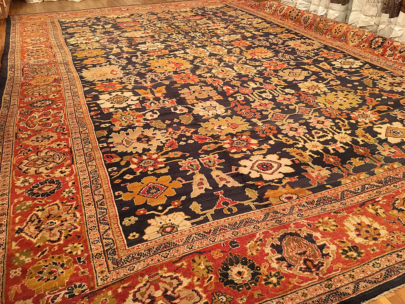 Antique sultan abad Carpet - # 4360