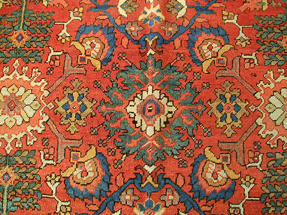 Antique sultan abad Carpet - # 4536