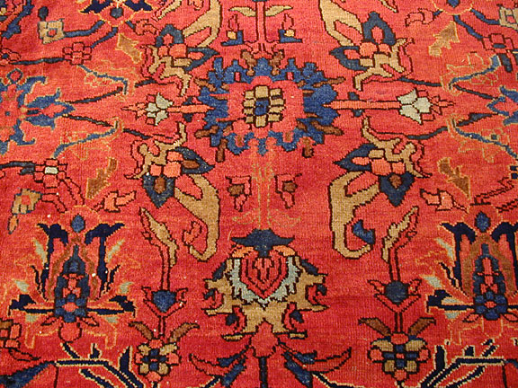 Antique sultan abad Carpet - # 4540