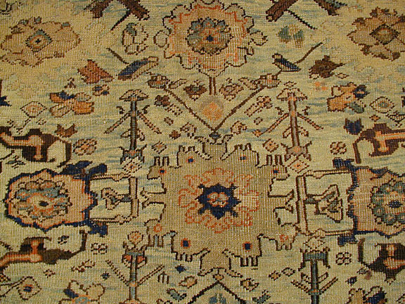Antique sultan abad Carpet - # 4928