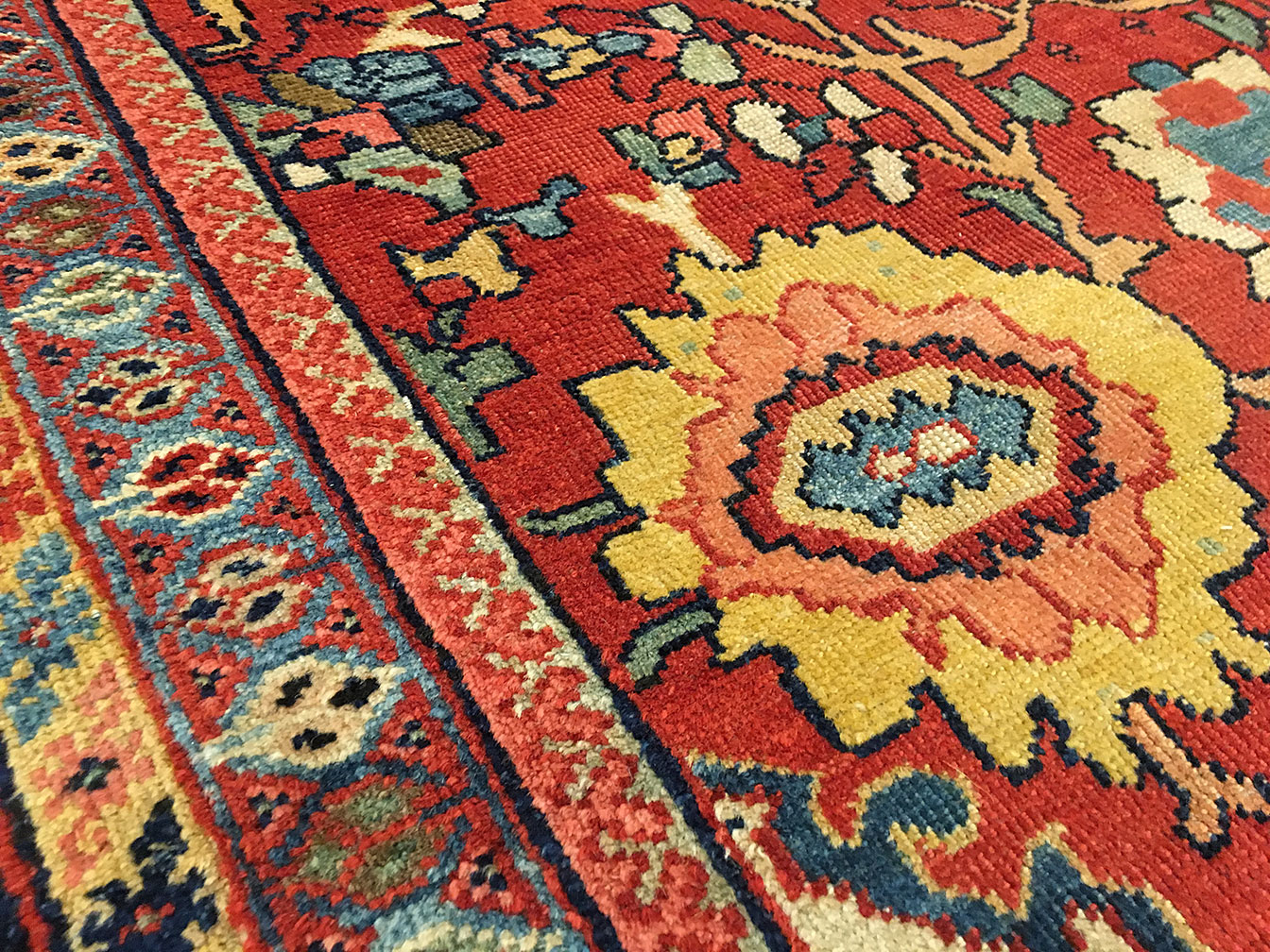 Antique sultan abad Carpet - # 50118