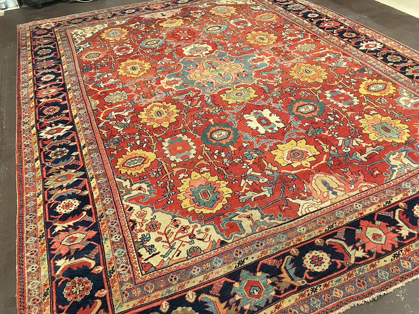 Antique sultan abad Carpet - # 50118