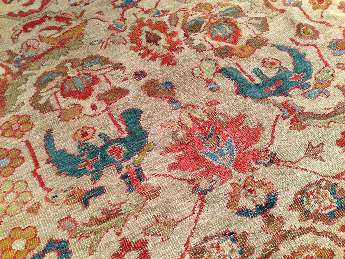 Antique sultan abad Carpet - # 50142