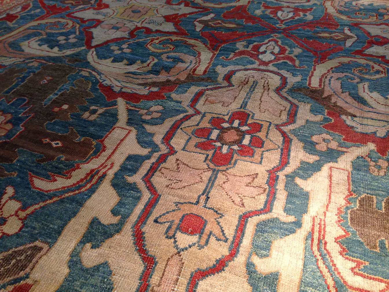 Antique sultan abad Carpet - # 50162