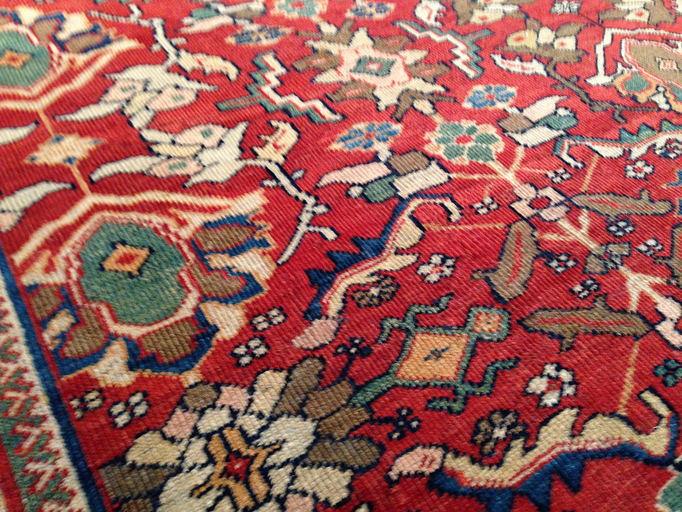Antique sultan abad Carpet - # 50226