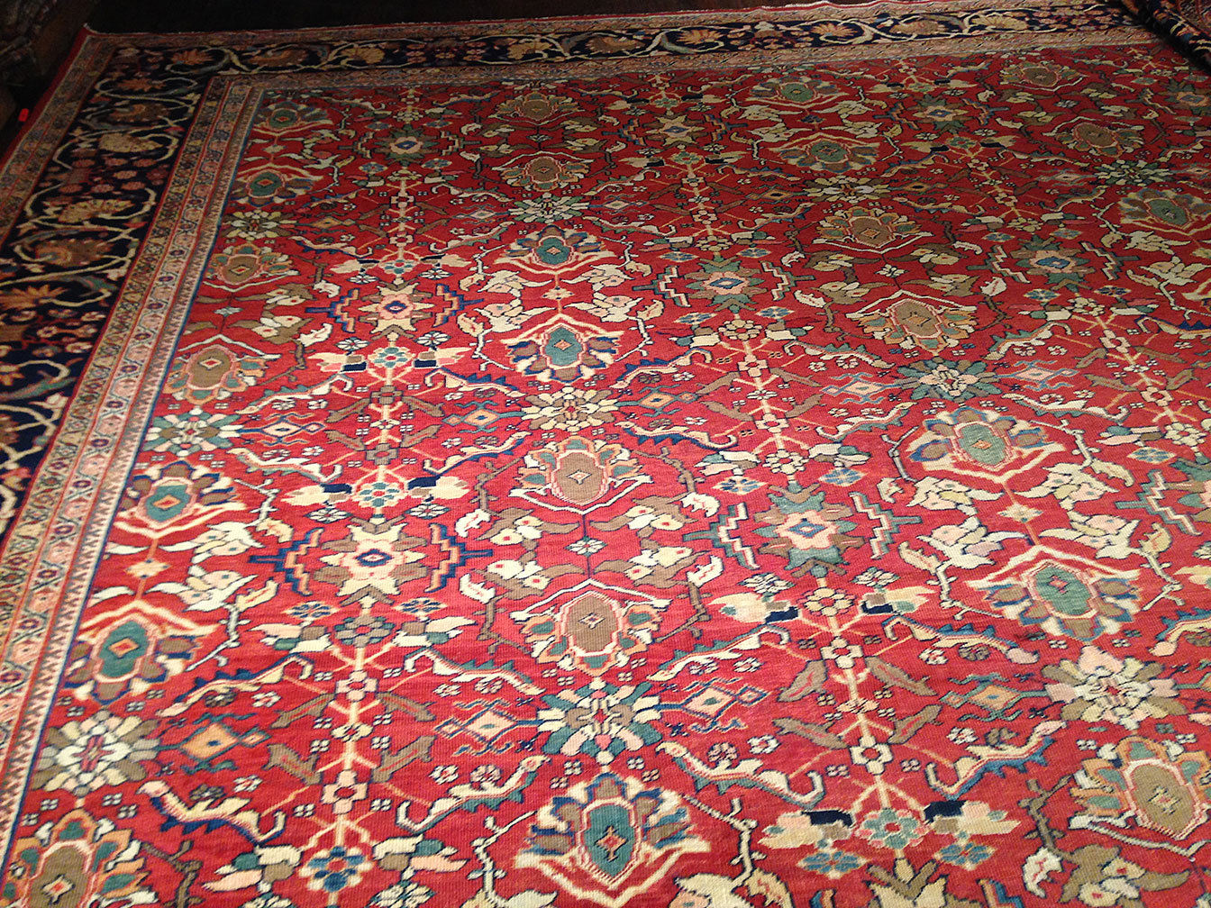 Antique sultan abad Carpet - # 50226