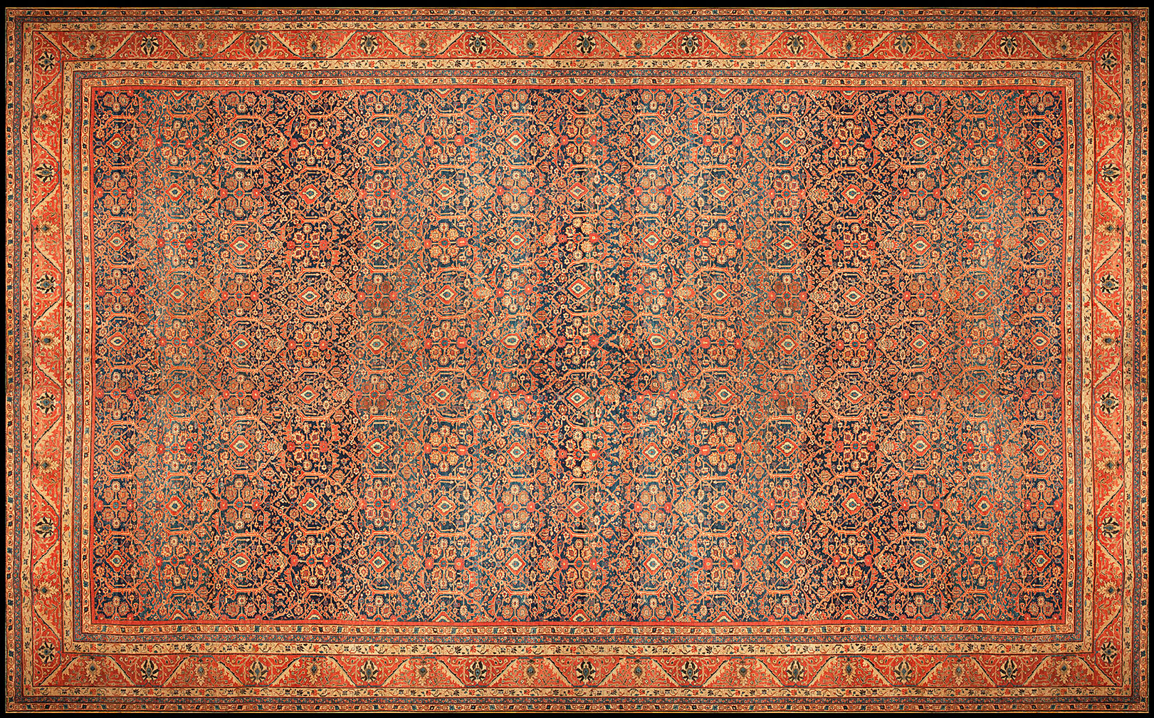 Antique sultan abad Carpet - # 50236