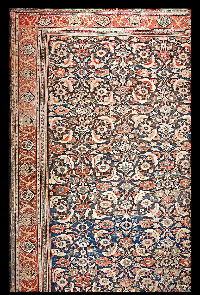 Antique sultan abad Carpet - # 50237