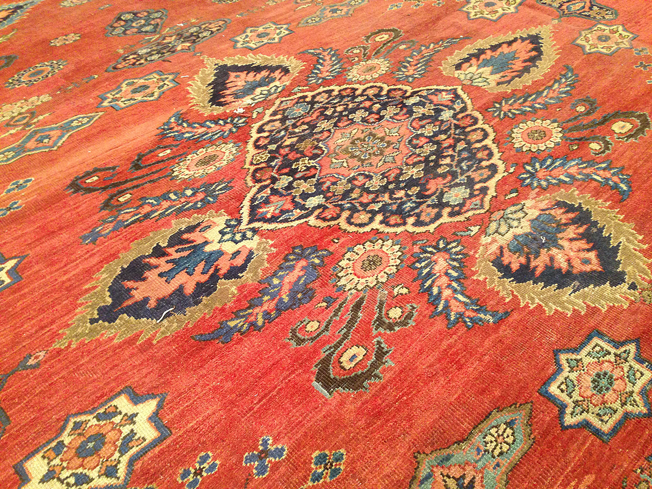 Antique sultan abad Carpet - # 50306