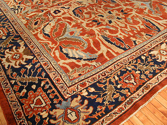 Antique sultan abad Carpet - # 5039