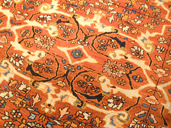Antique sultan abad Carpet - # 5055