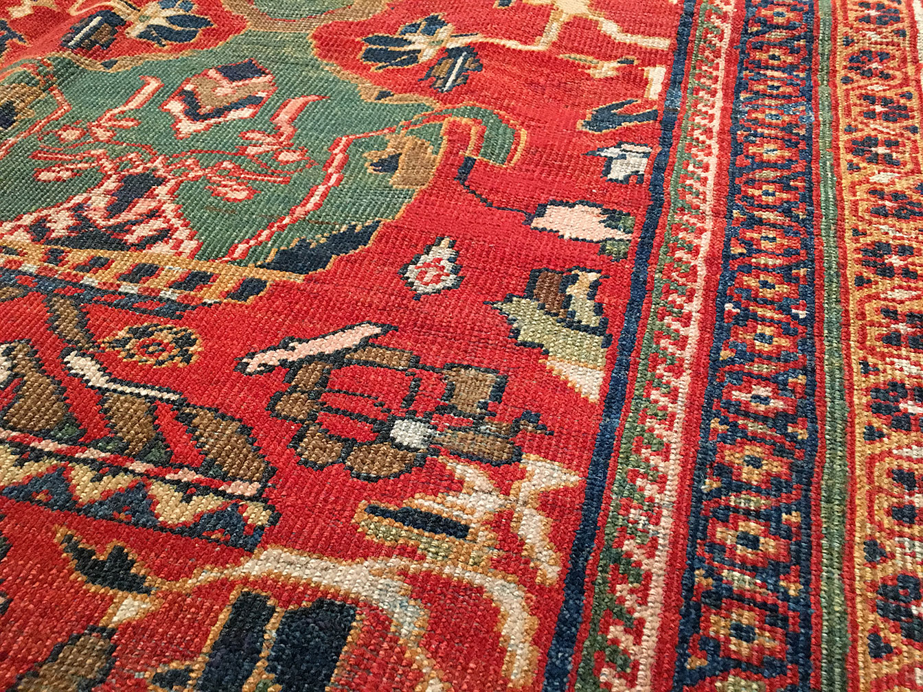 Antique sultan abad Carpet - # 51385