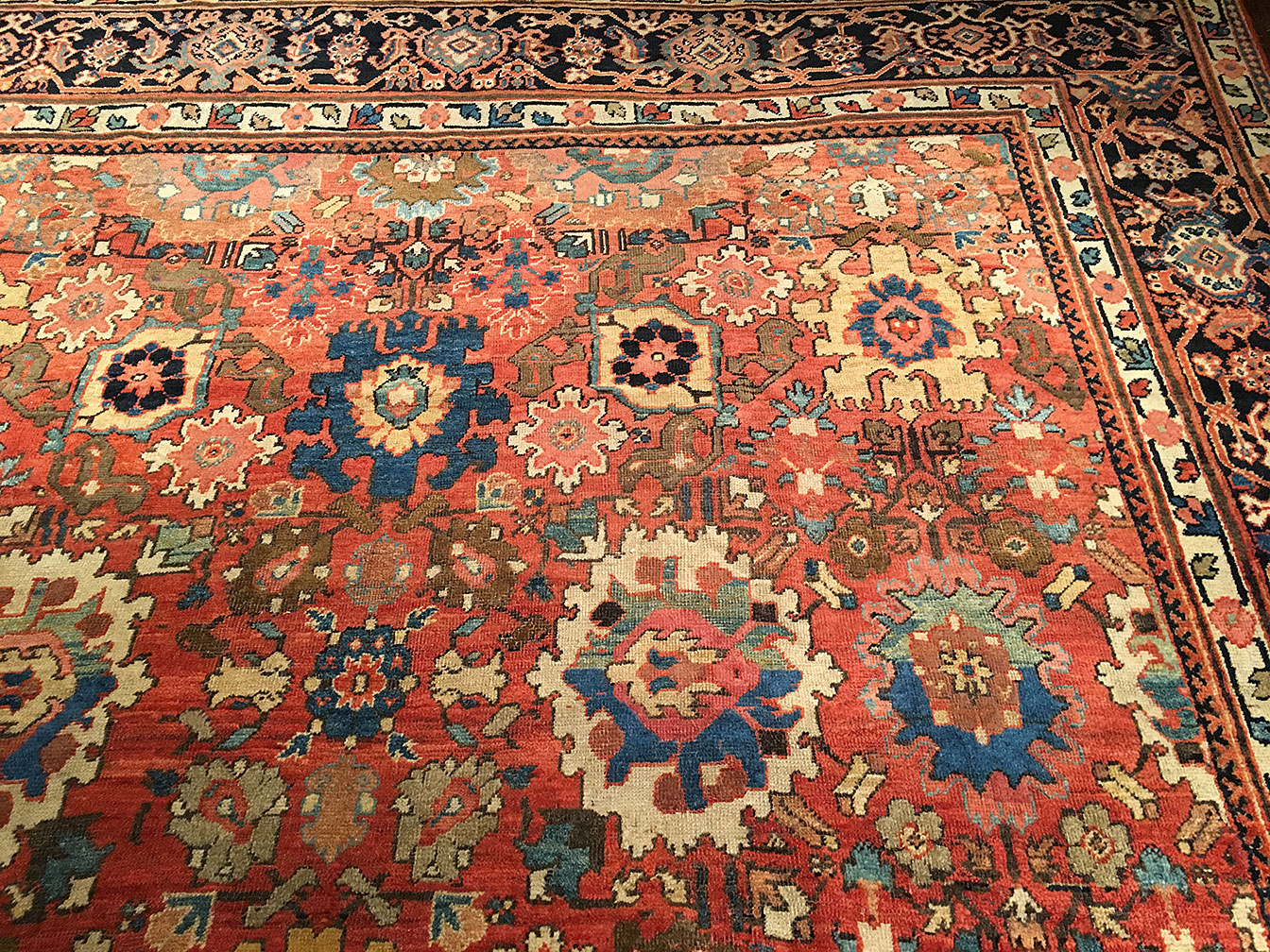 Antique sultan abad Carpet - # 51388