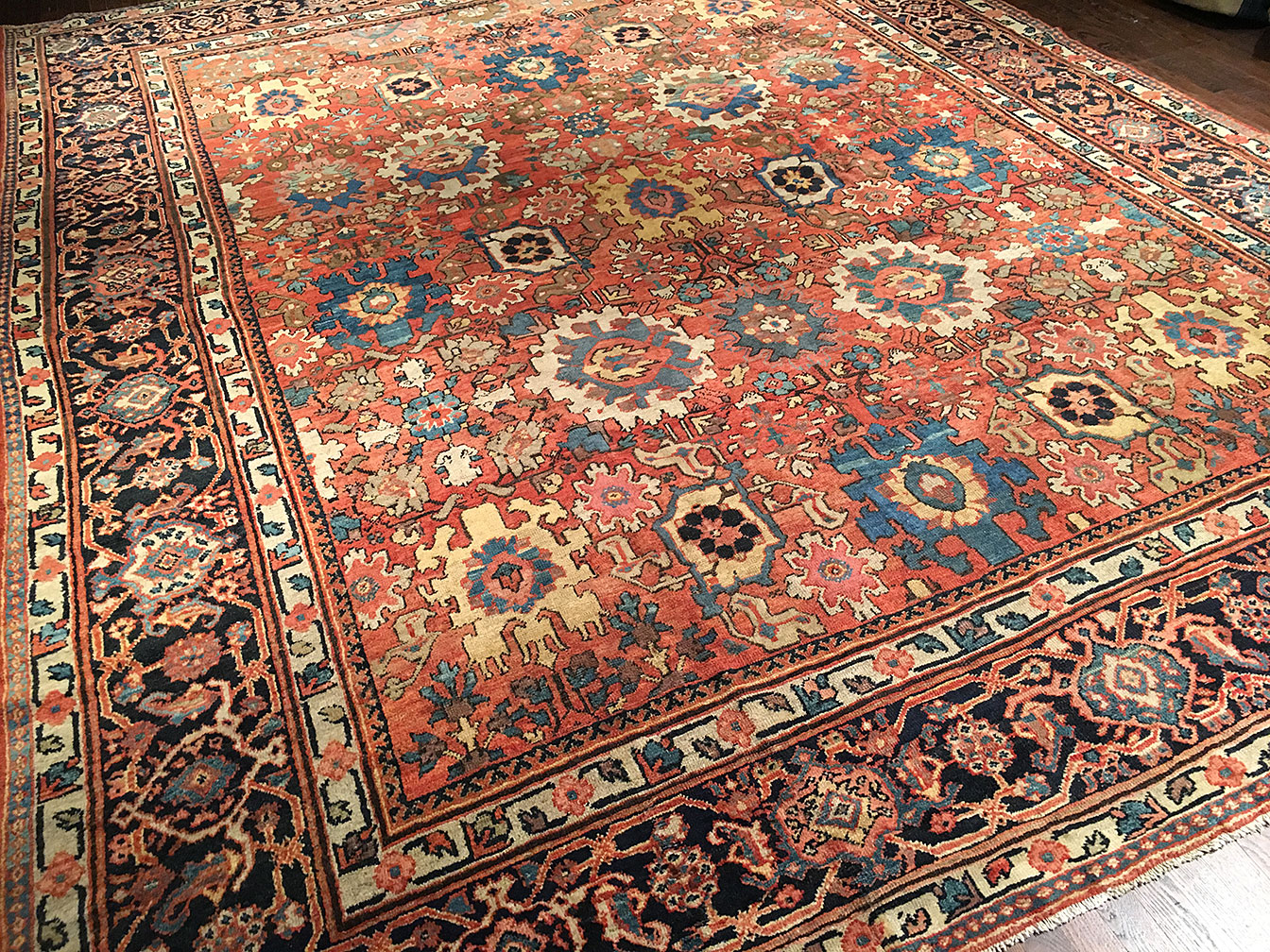 Antique sultan abad Carpet - # 51388