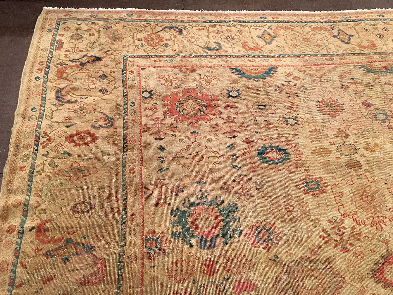 Antique sultan abad Carpet - # 51390