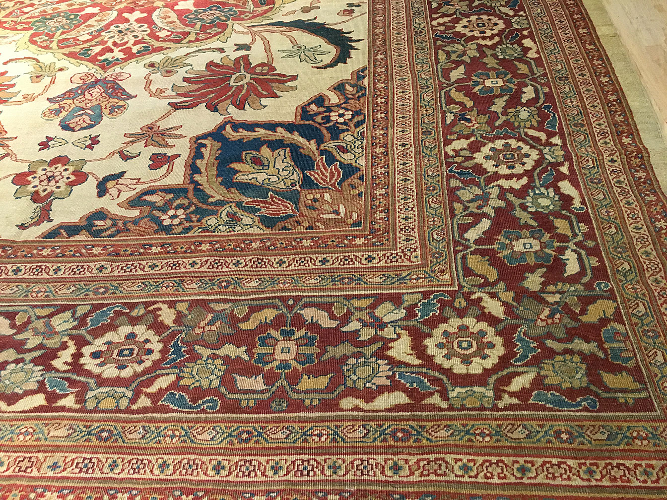 Antique sultan abad Carpet - # 51392