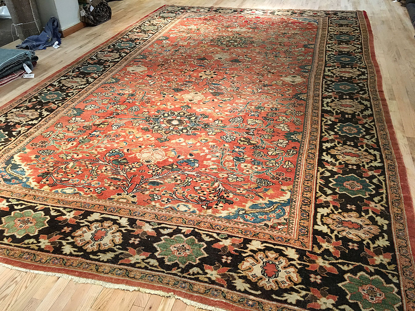 Antique sultan abad Carpet - # 51394