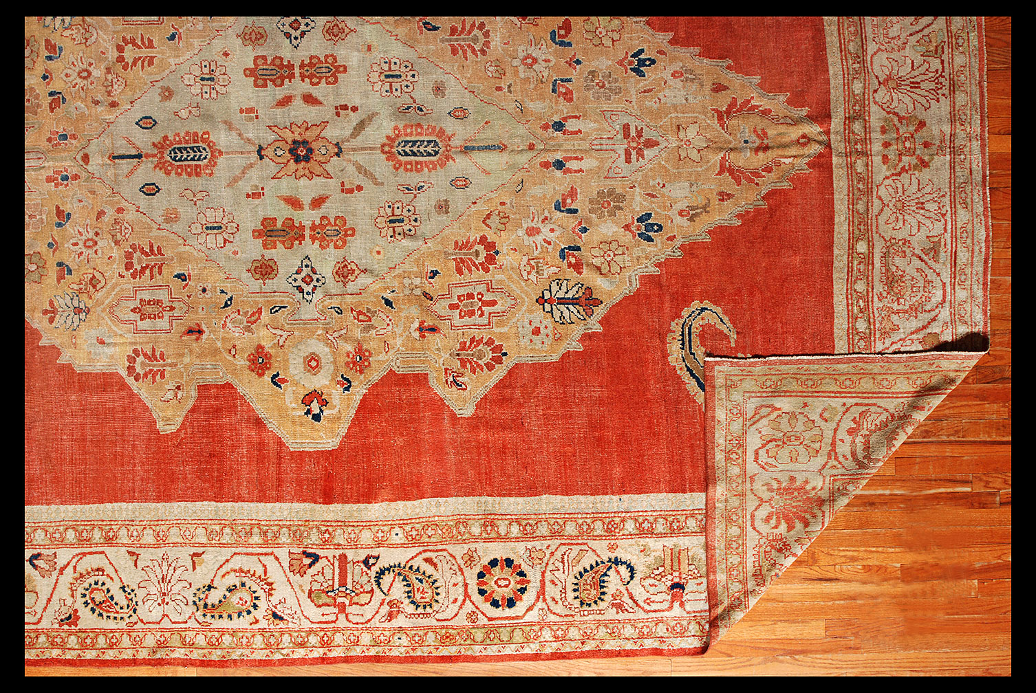 Antique sultan abad Carpet - # 51396