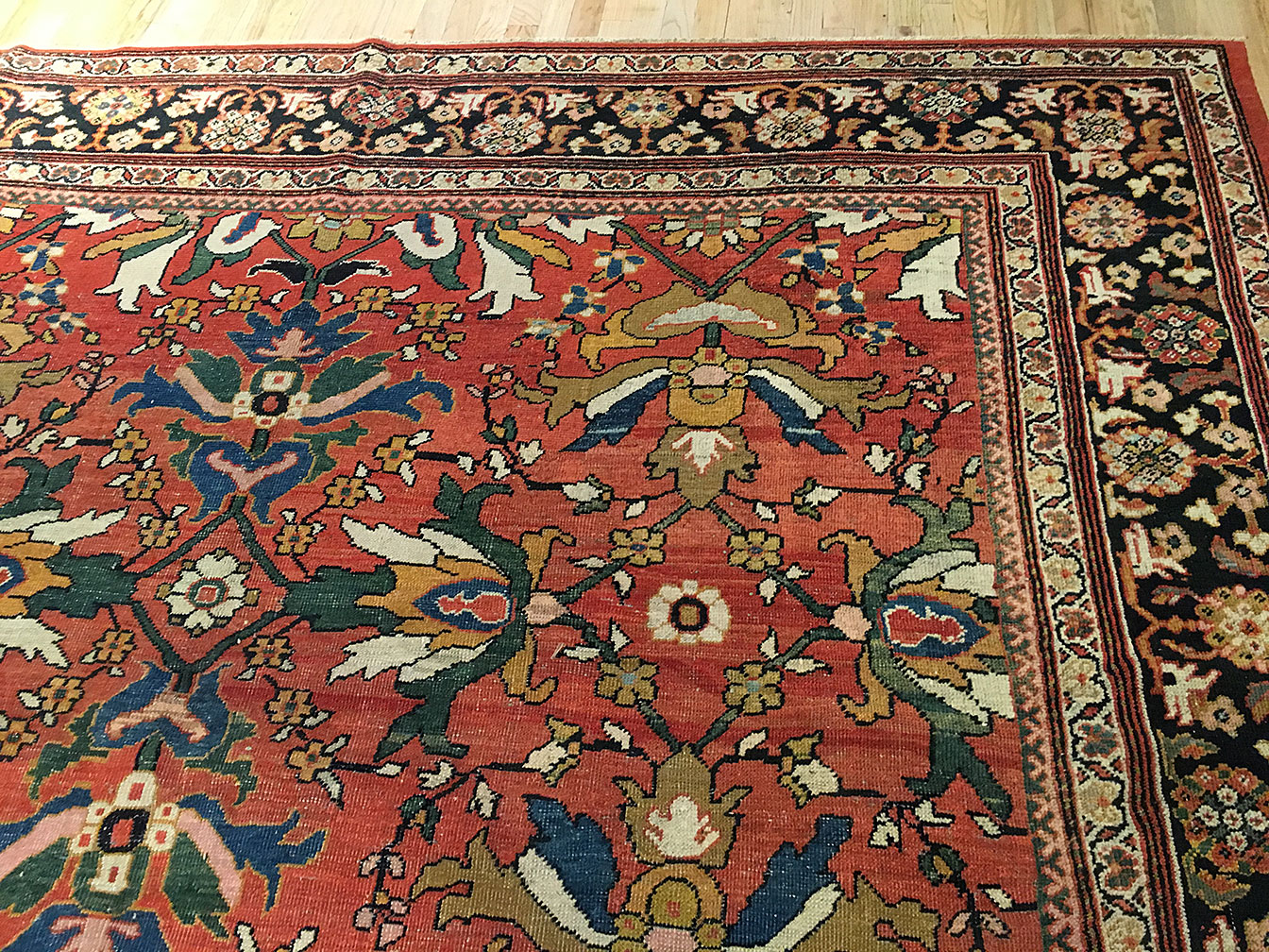 Antique sultan abad Carpet - # 51400