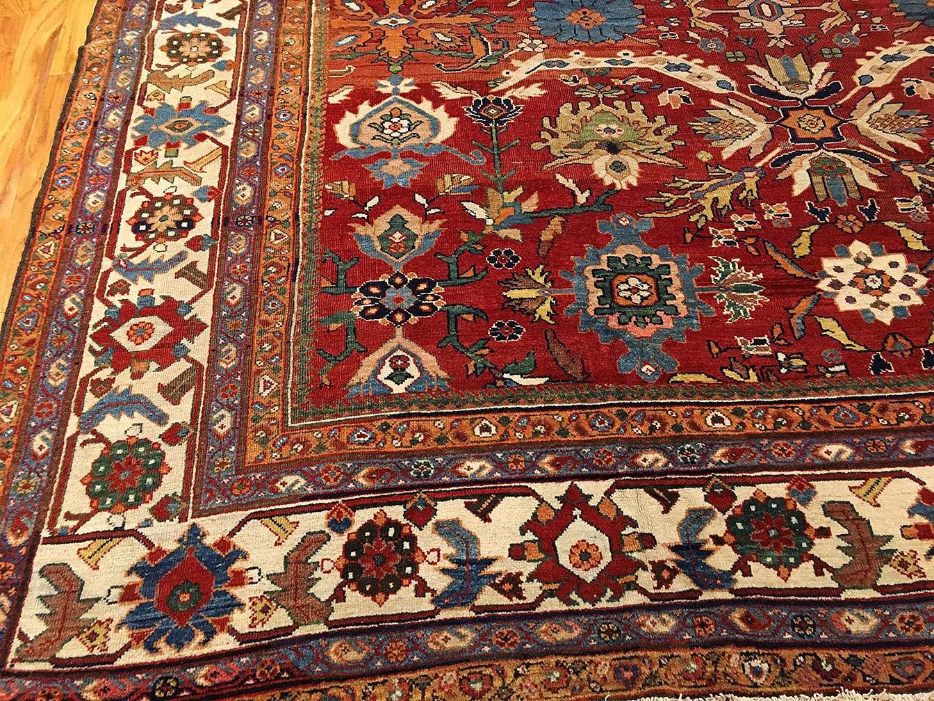 Antique sultan abad Carpet - # 51409