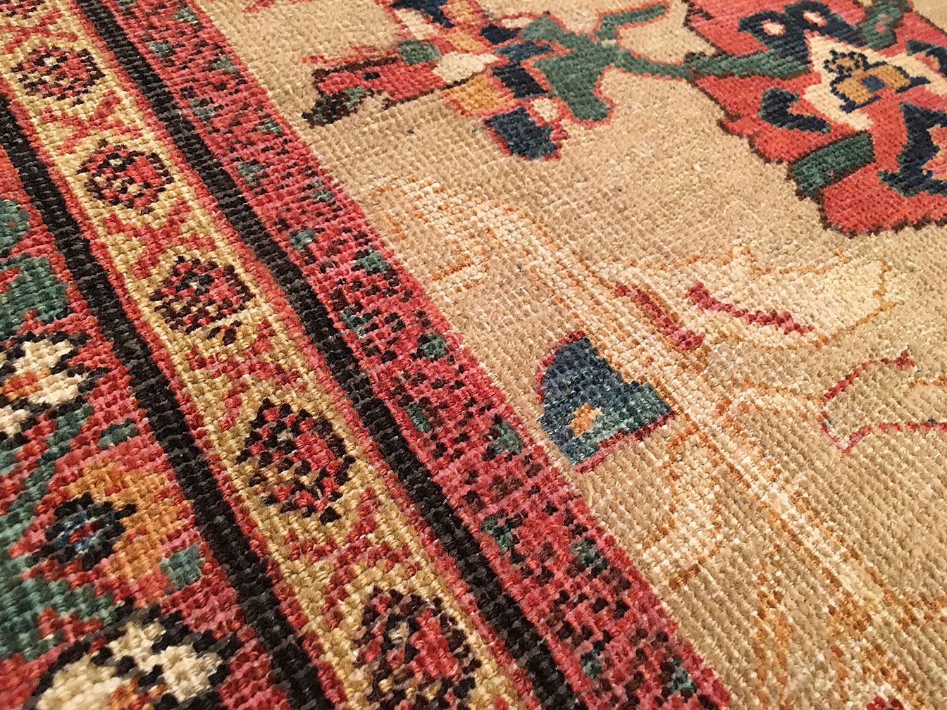 Antique sultan abad Carpet - # 51416