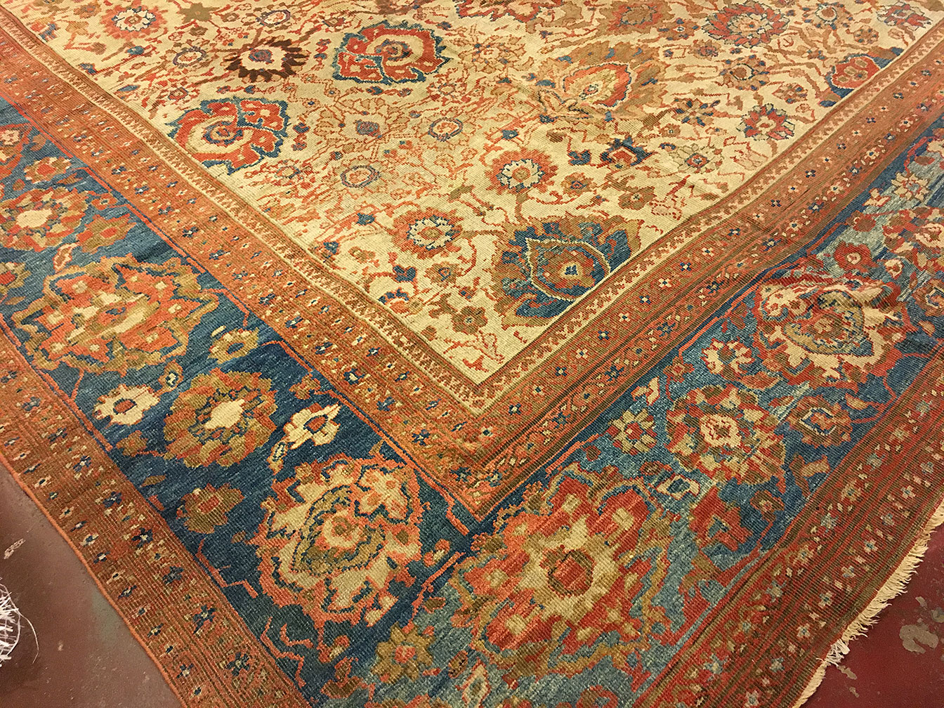 Antique sultan abad Carpet - # 51427