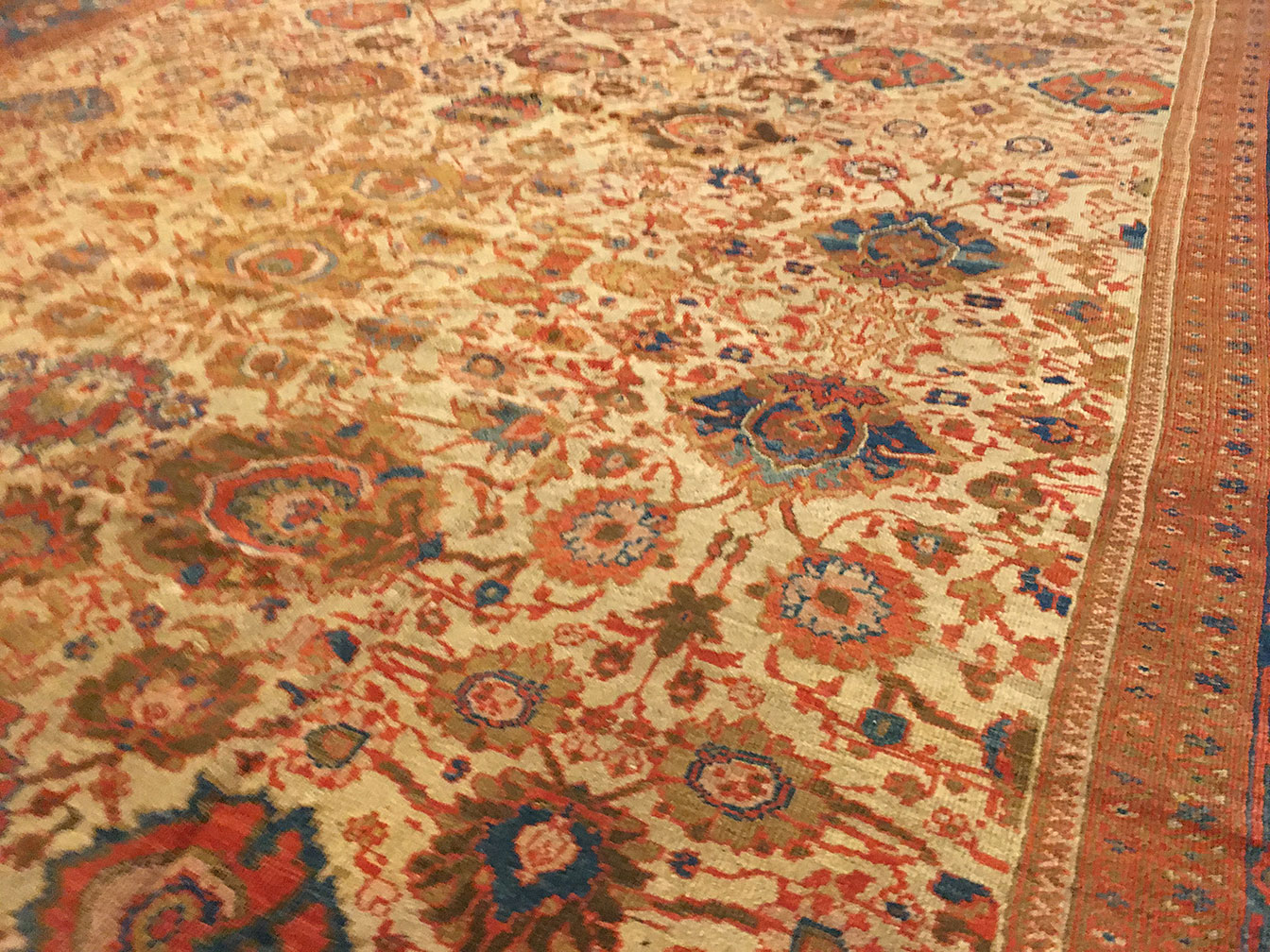 Antique sultan abad Carpet - # 51427