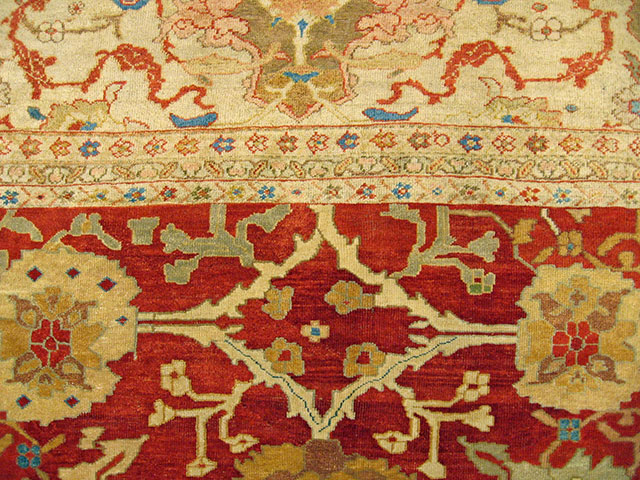 Antique sultan abad Carpet - # 51476