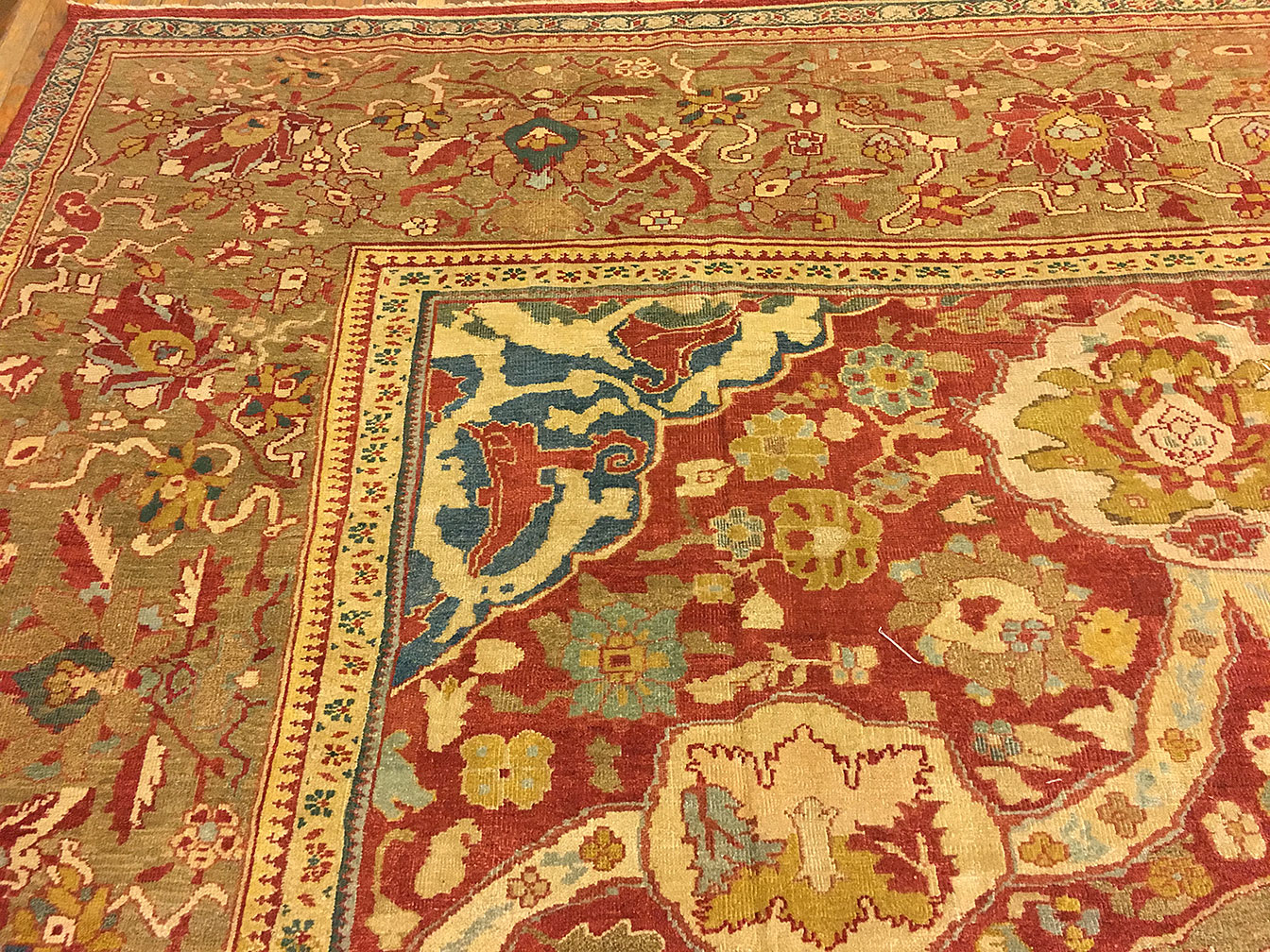 Antique sultan abad Carpet - # 51581