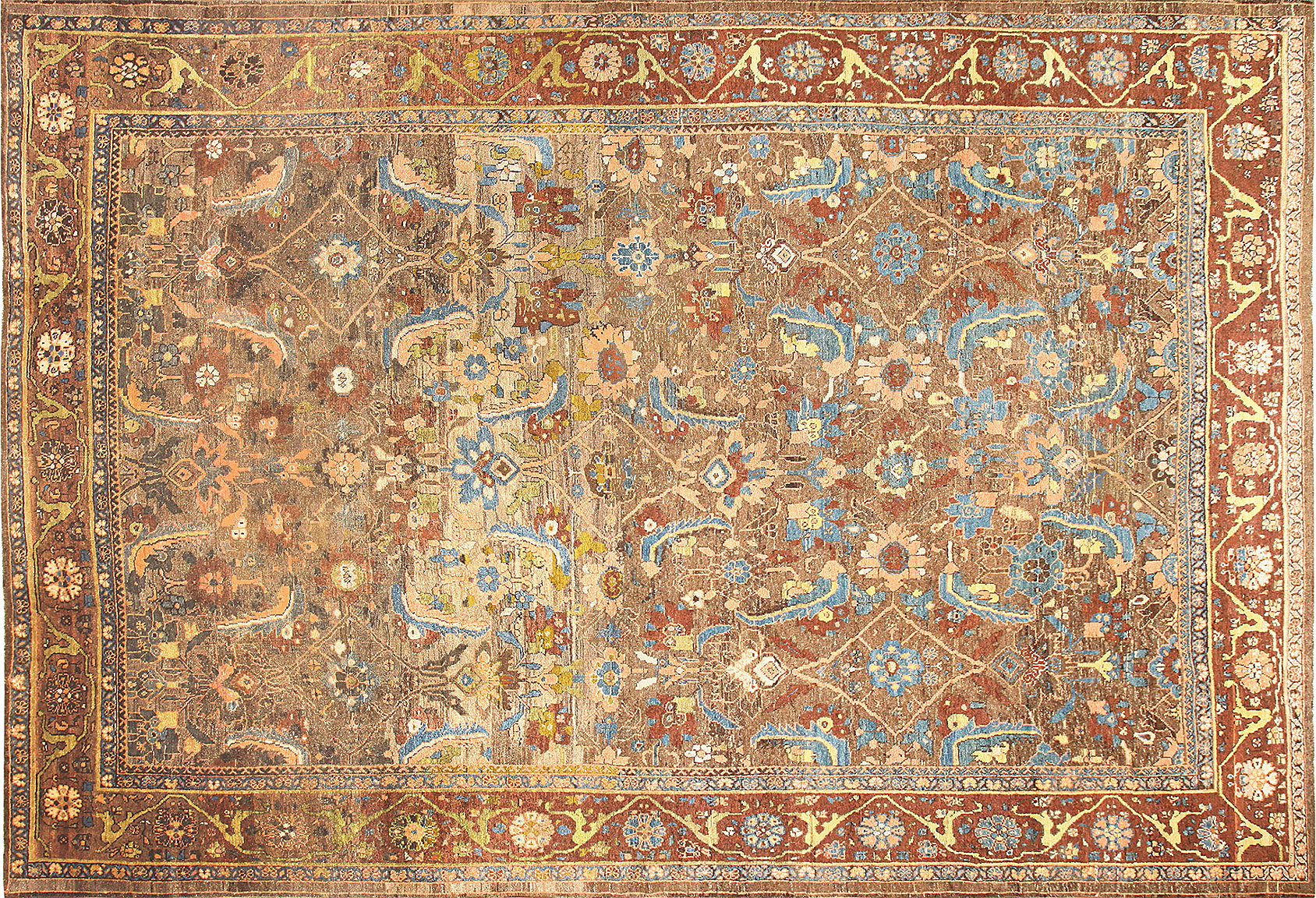 Antique sultan abad Carpet - # 51776