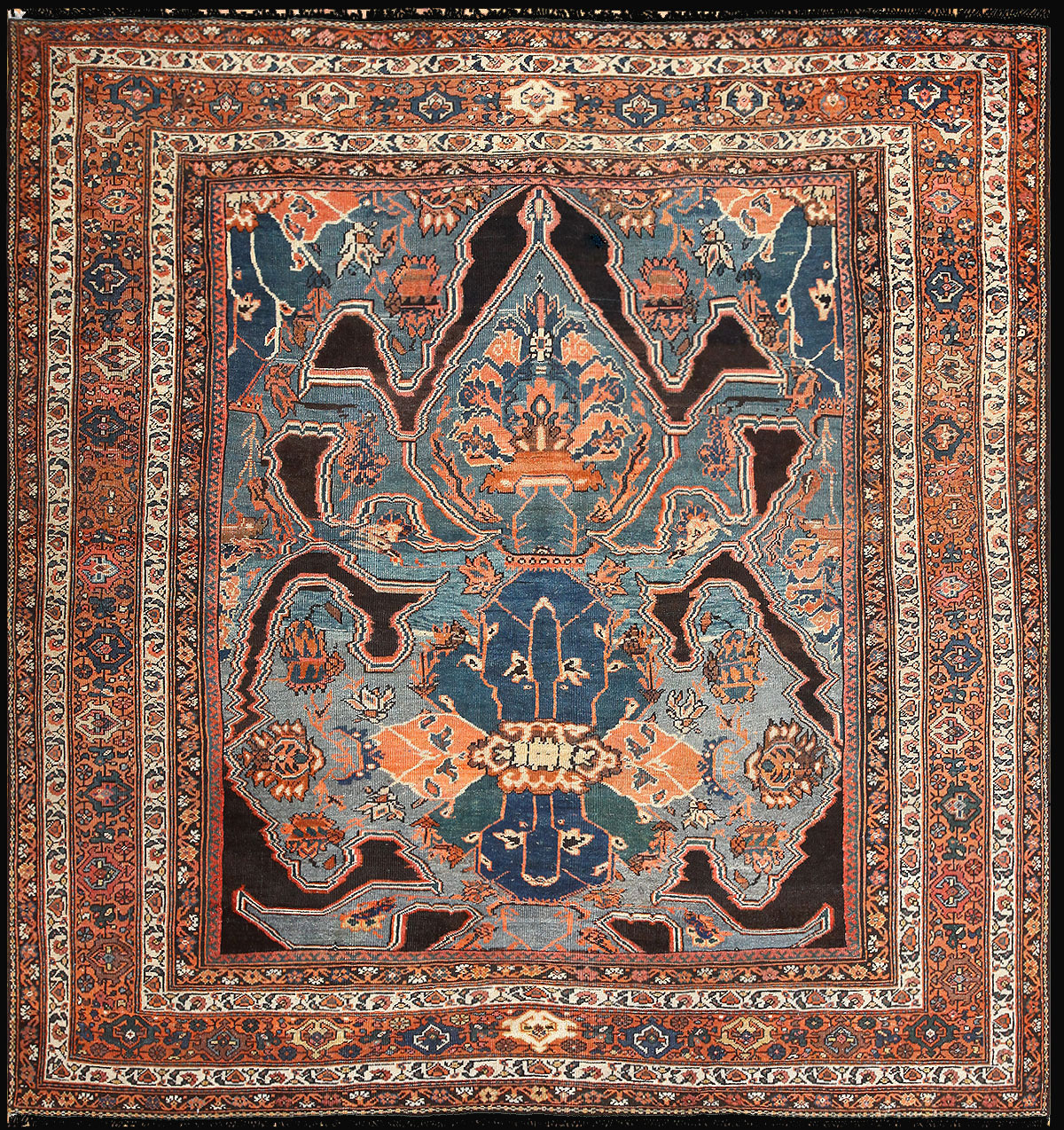 Antique sultan abad Carpet - # 51778