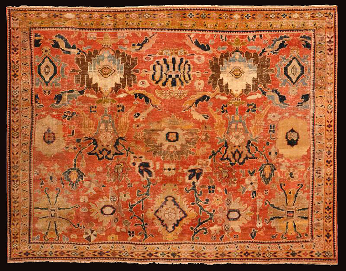 Antique sultan abad Carpet - # 51809