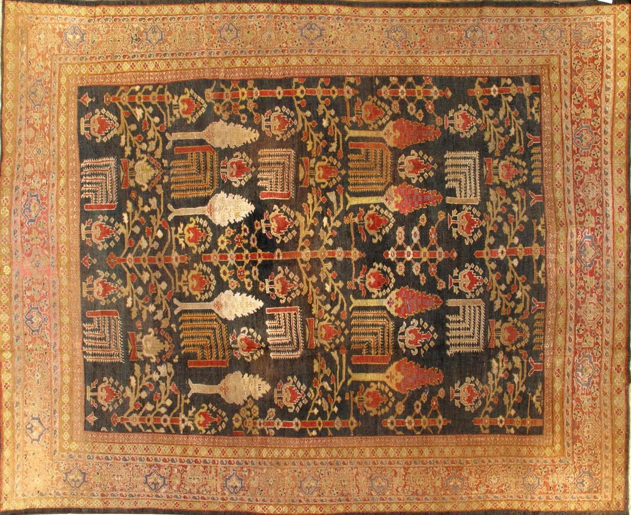 Antique sultan abad Carpet - # 51974