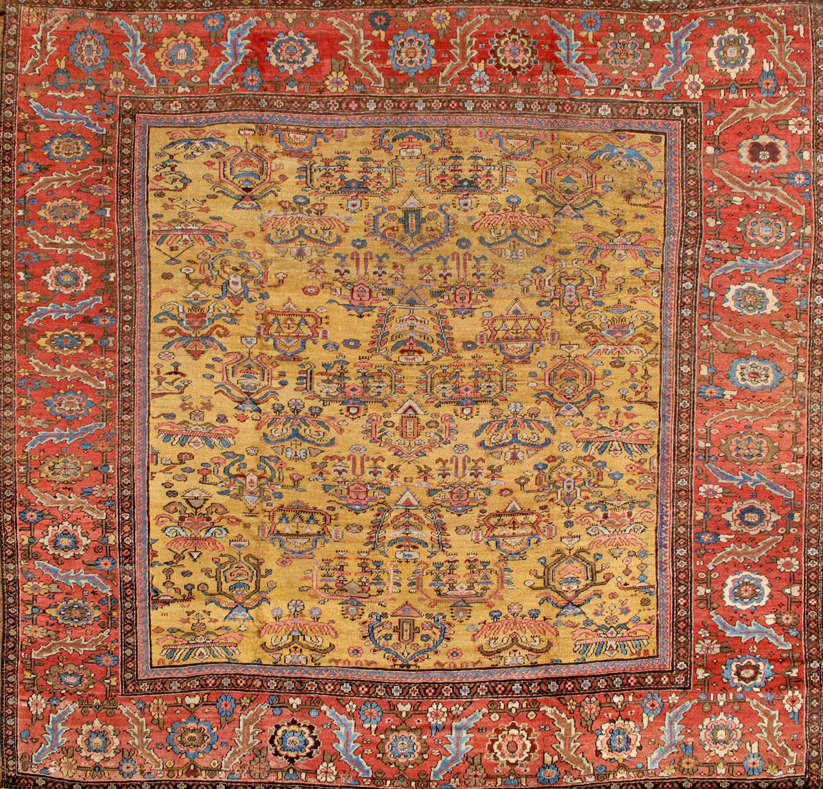 Antique sultan abad Carpet - # 51977