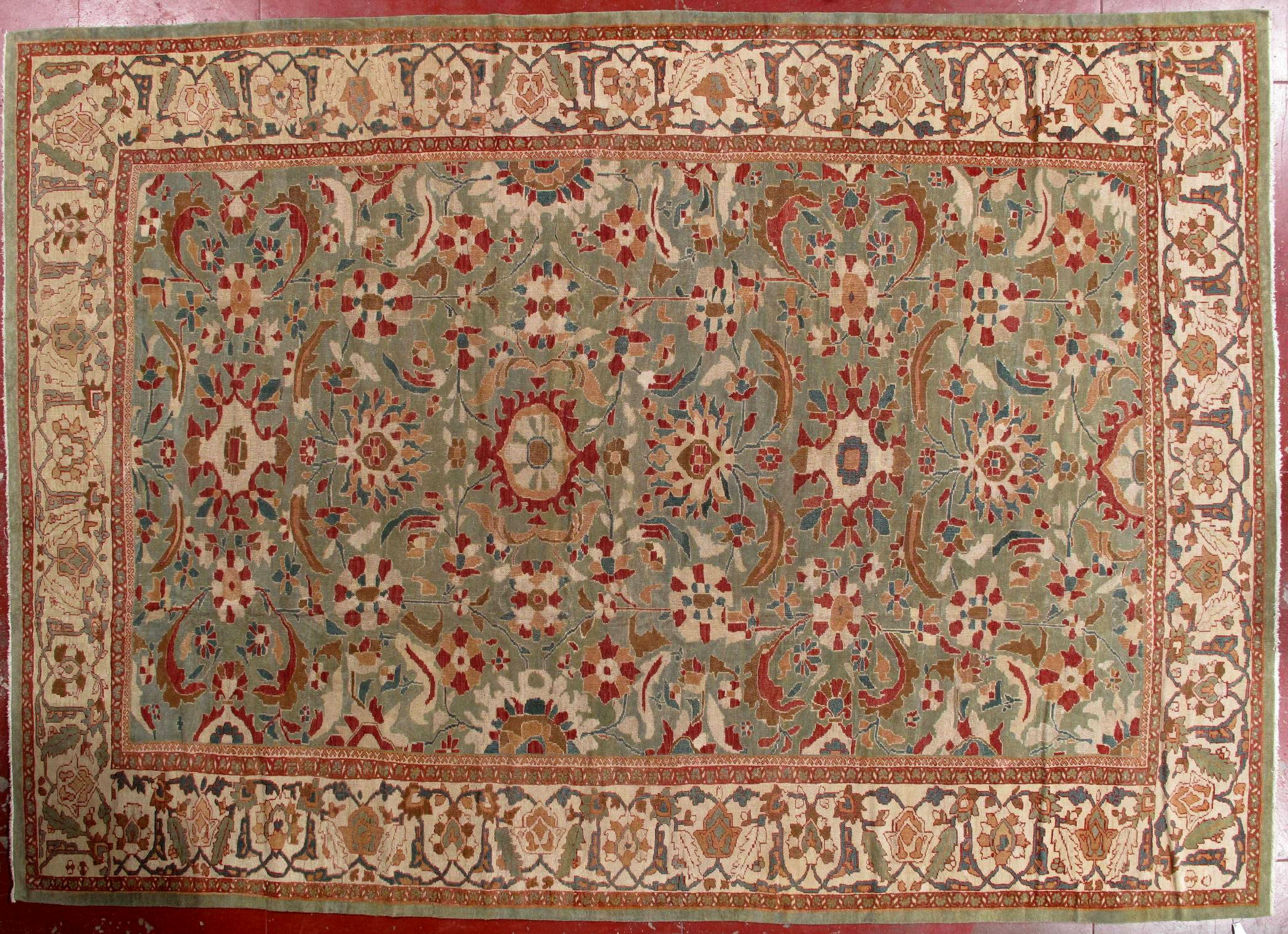 Antique sultan abad Carpet - # 51981