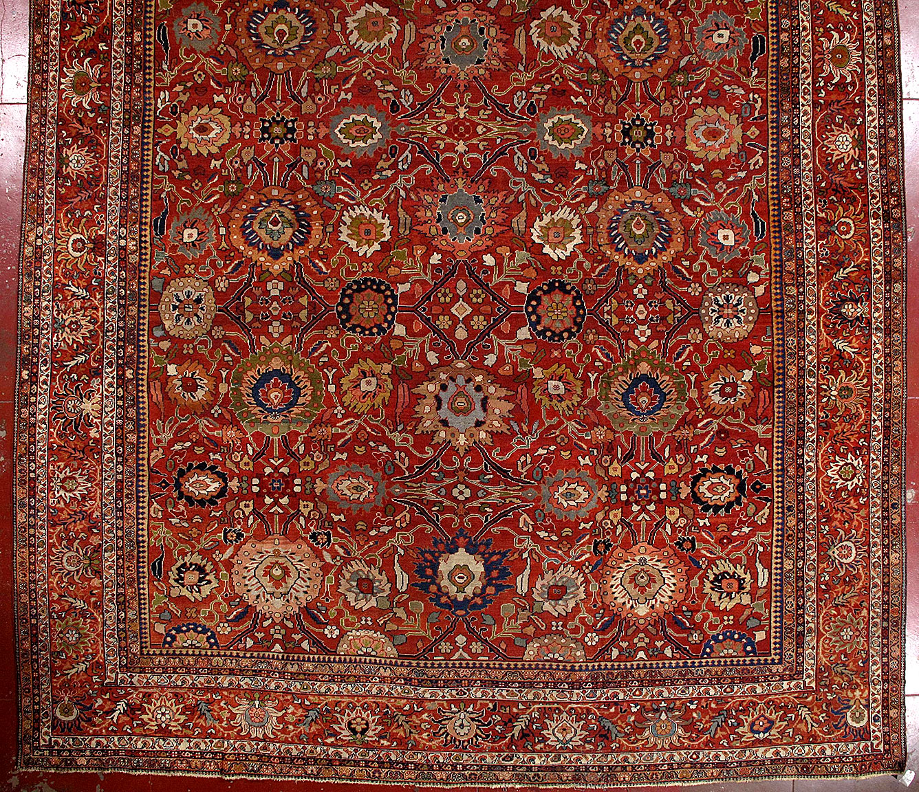 Antique sultan abad Carpet - # 51983