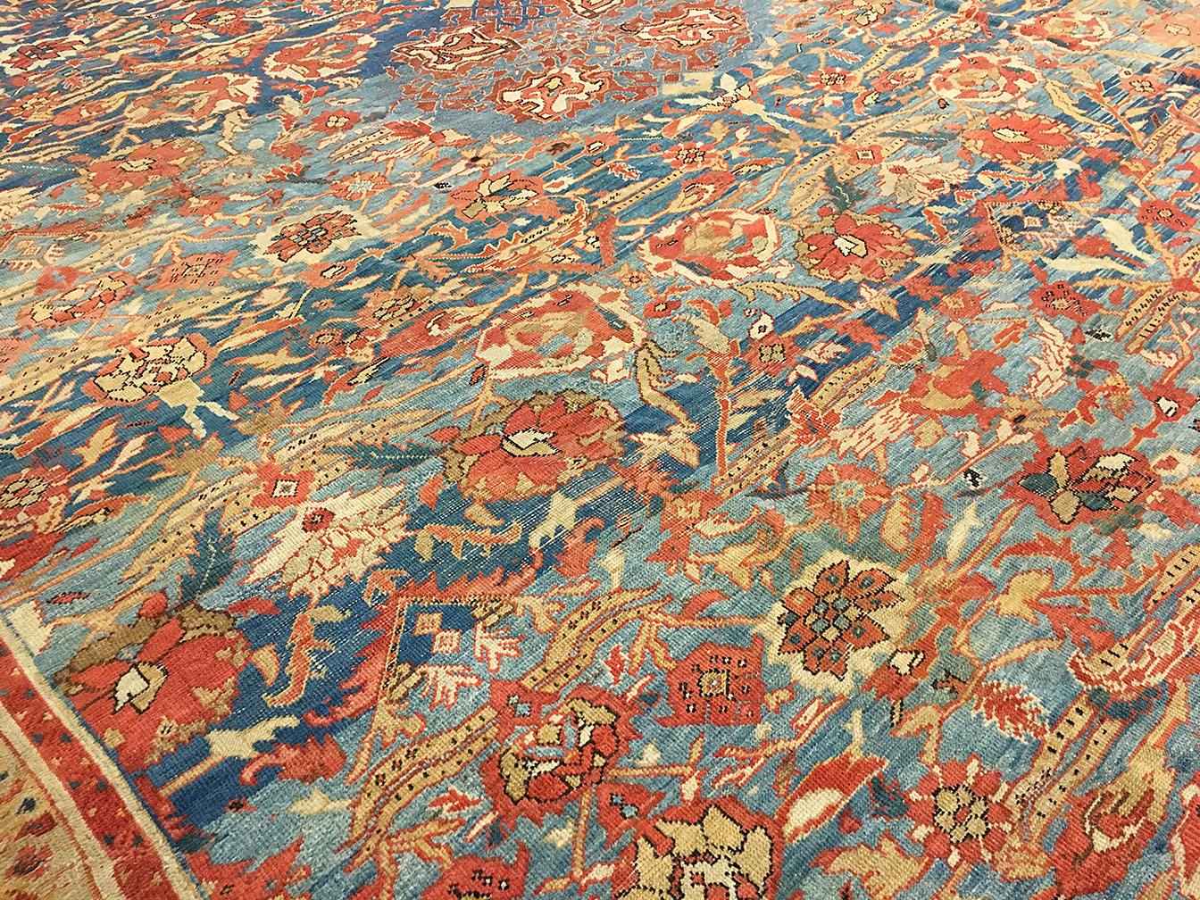 Antique sultan abad Carpet - # 52058