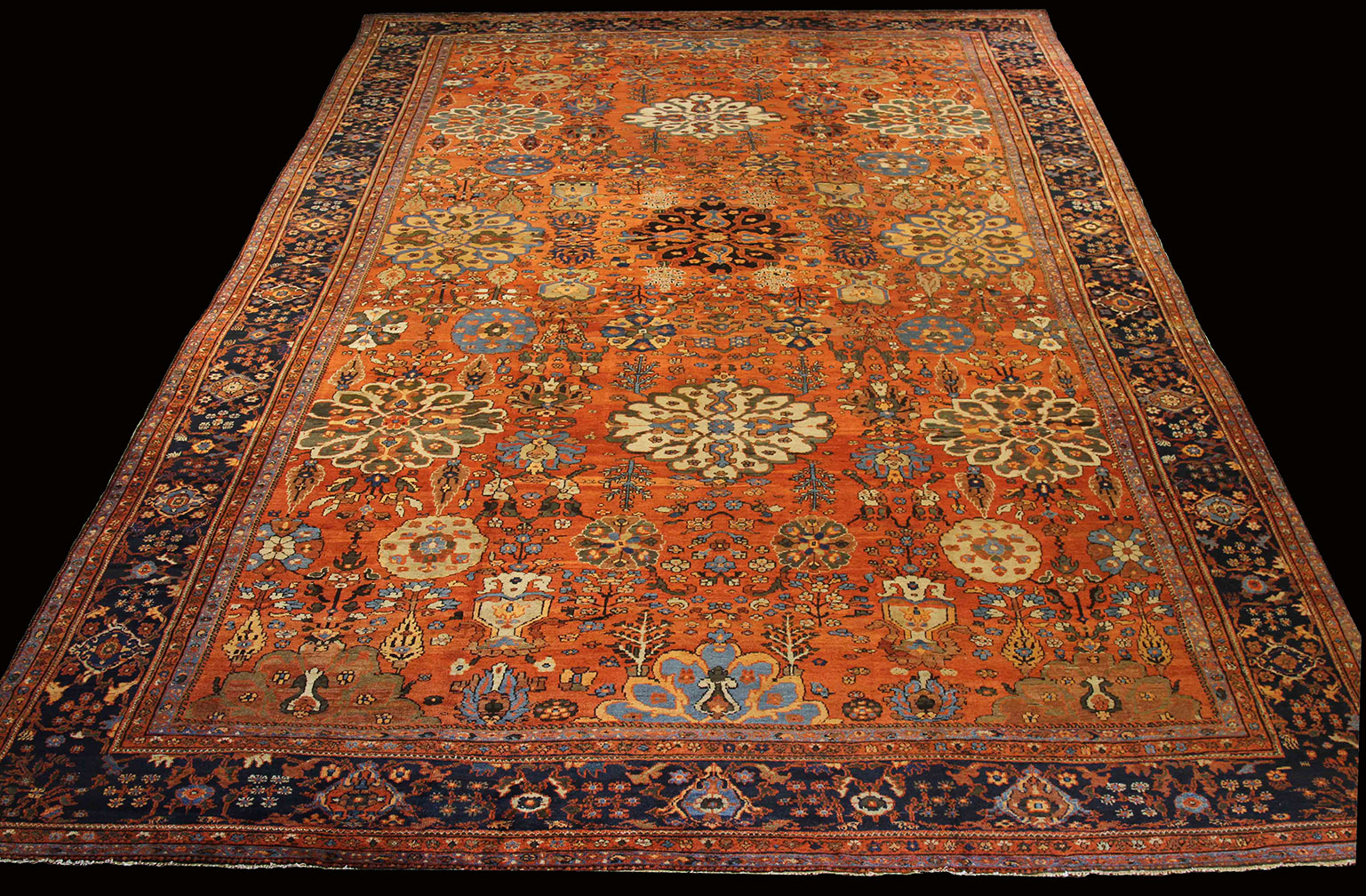 Antique sultan abad Carpet - # 52092