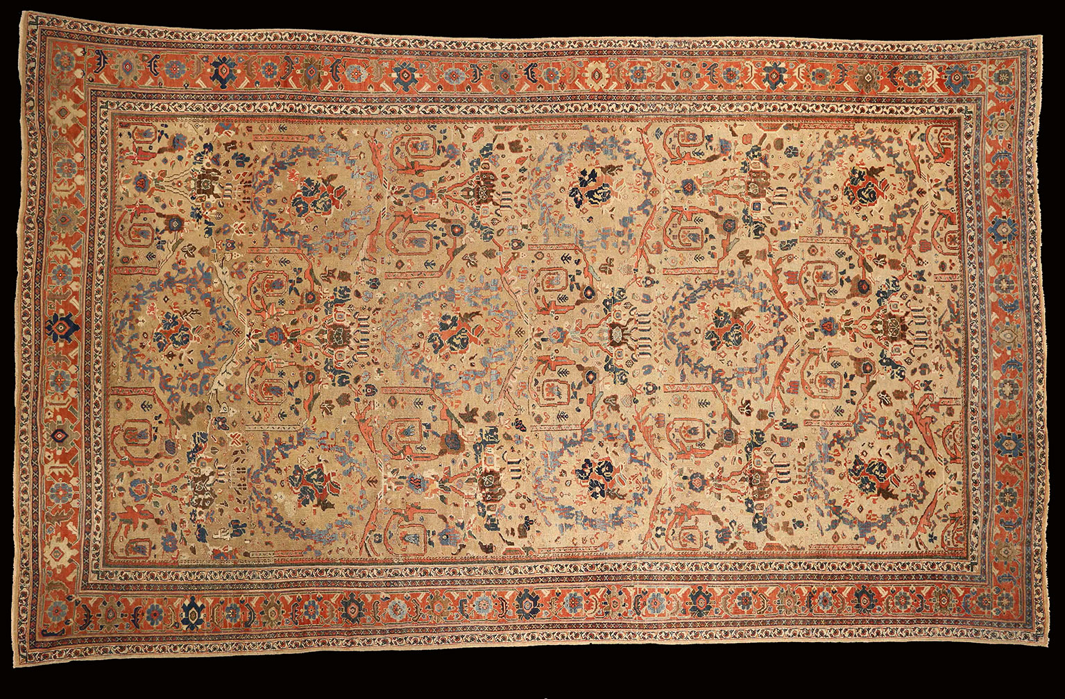 Antique sultan abad Carpet - # 52103