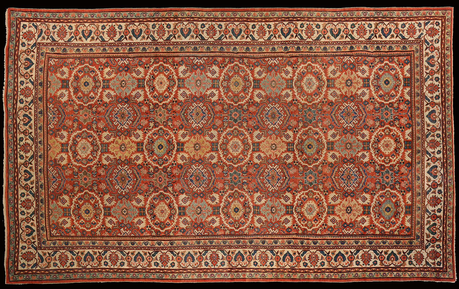 Antique sultan abad Carpet - # 52107