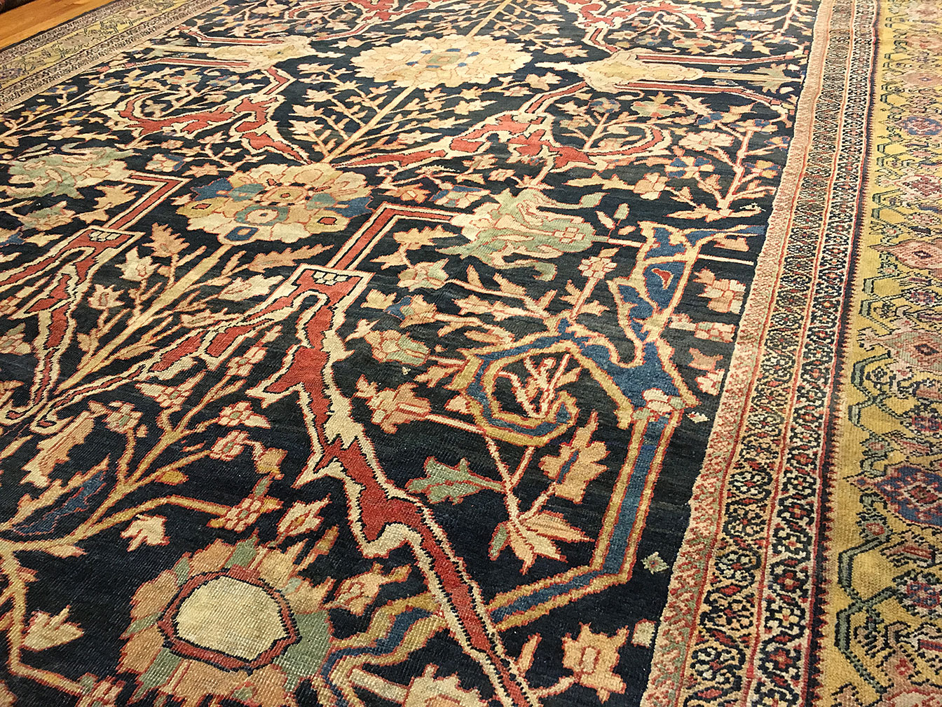 Antique sultan abad Carpet - # 52110